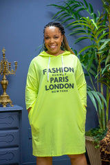 Runway Fashion Hoodie (Lime)