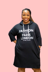 Runway Fashion Hoodie (Black)